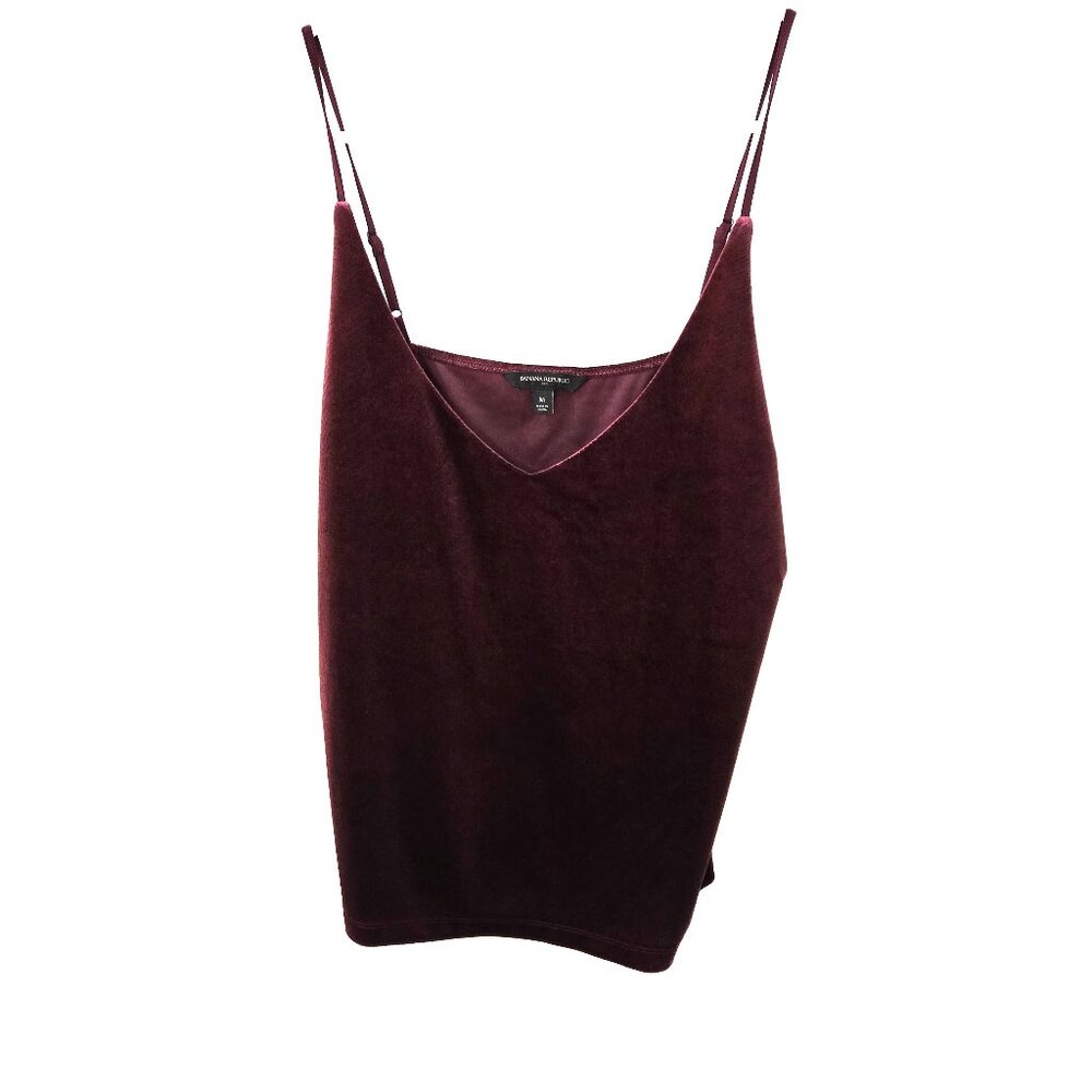 Banana Republic Sz Medium Womens Velvet Cowl Neck Camisole